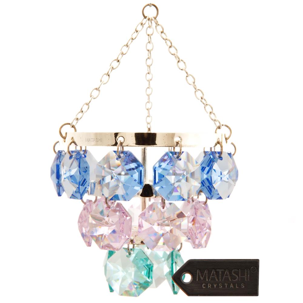 Matashi Mctsc0112 Silver Plated Chandelier Ornament With Multi Zoomimg