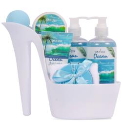 8 pc Ocean Scented Heel Shoe Spa Basket