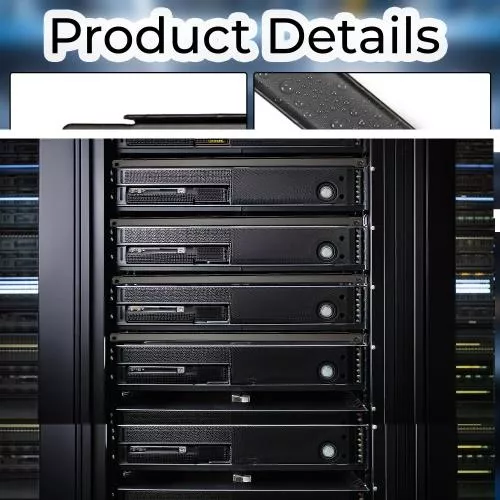 Auray BPF-13U Flanged 13U Blank Rack Panel, 19-Inch Steel Filler Plate for Audio Video Equipment Racks, Black Powder-Coated Finish, Durable Metal Panel to Cover Empty Rack Spaces and Improve Airflow