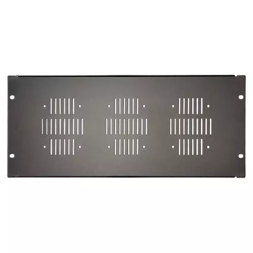 Auray VP-4U Vented Rack Panel (4U) - Durable Steel Construction with Vented Design for Improved Airflow and Heat Dissipation, 19-Inch Width, Ideal for Server Racks, AV Equipment, and Electronic Systems, Professional Grade, Easy Installation