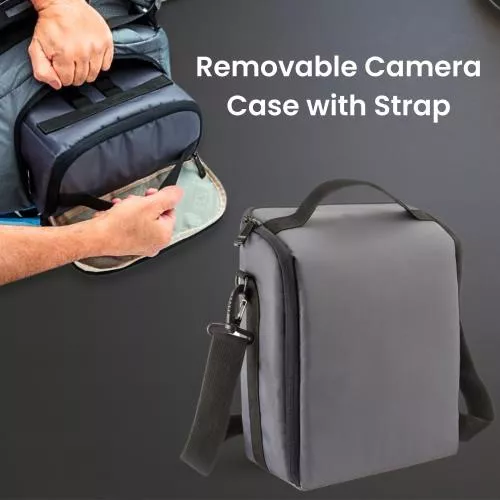 30L Hiking Camera Gear Bag pack for Digital Camera & up to 17" Laptop or Stores a 3L Hydration Reservoir, 4 Divider with Sternum Strap, Handle, Waist Belt, Rain Cover, Tripod Holder by Ruggard