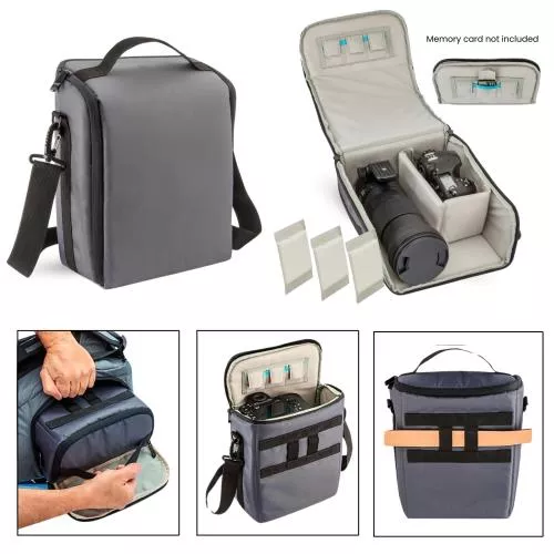30L Hiking Camera Gear Bag pack for Digital Camera & up to 17" Laptop or Stores a 3L Hydration Reservoir, 4 Divider with Sternum Strap, Handle, Waist Belt, Rain Cover, Tripod Holder by Ruggard