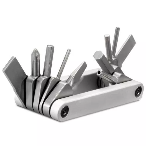 Vello 10-in-1 Multi-Tool- Stainless Steel, perfect for photographers/videographers. Includes screwdrivers, hex/torx wrenches, and storage pouch- Compact and versatile for all your needs